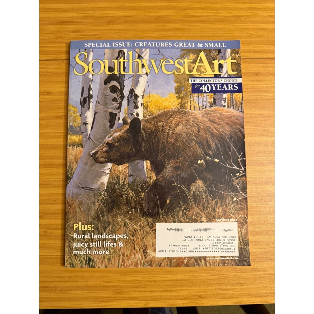 Southwest Art Magazine Special Issue Creatures Great & Small March 2011